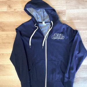 Medium navy full zip Stevie Nicks hoodie.  Pockets too!